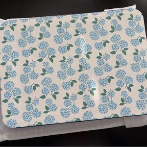 Nantucket Cottage Blue Hydrangea Laptop Case